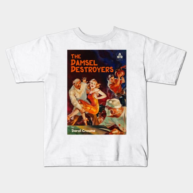 The Damsel Destroyers Kids T-Shirt by CheezeDealer